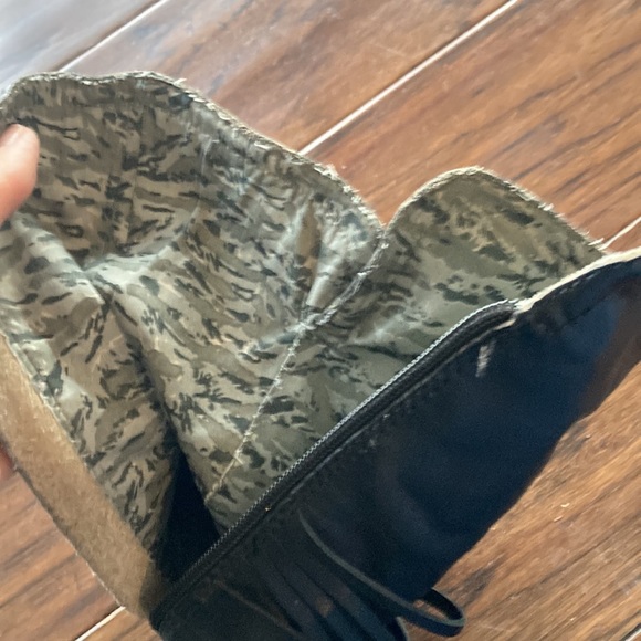 Real leather black biker boots. Size 6.5 - Picture 10 of 10